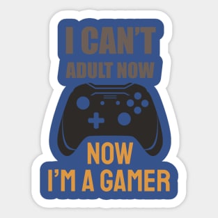 I am a gamer Sticker